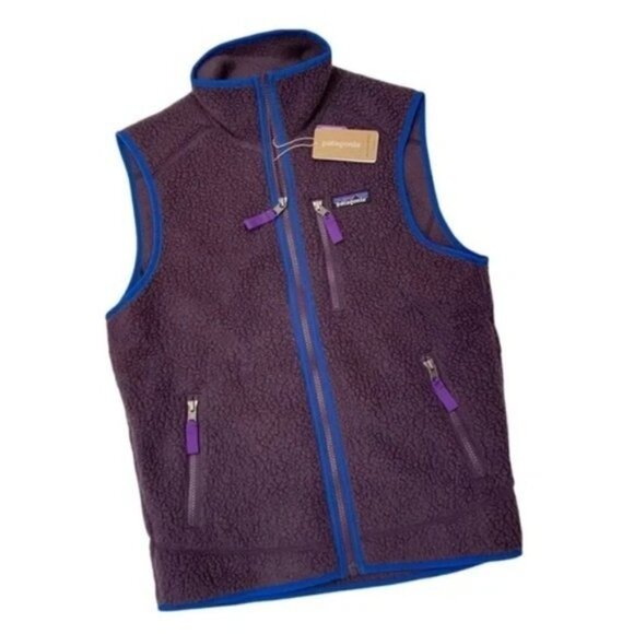 Patagonia Unisex Retro Pile Vest Fleece Sz XS Regular Fit NWT - Picture 1 of 9